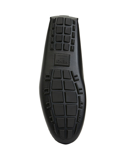 Siyah Logolu Erkek Deri Driver - Görsel 6