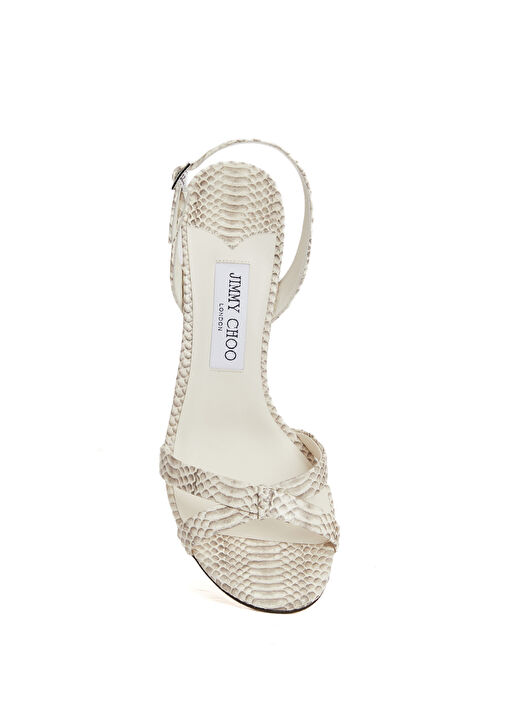 Elsy Ekru Kadın Deri Sandalet - Görsel 5