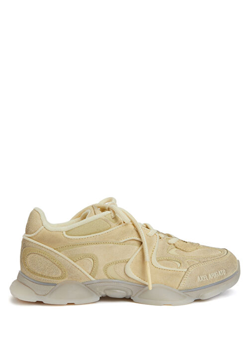 Eris Açık Sarı Kadın Süet Sneaker - Görsel 2