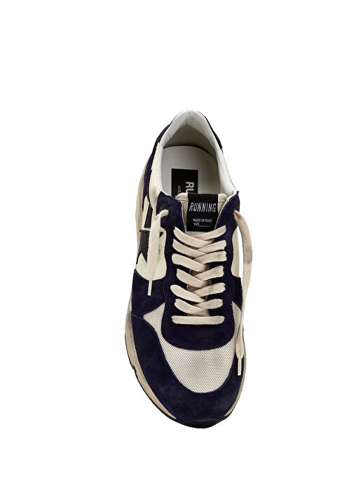 Running Sole Bej Siyah Erkek Deri Sneaker - Görsel 9