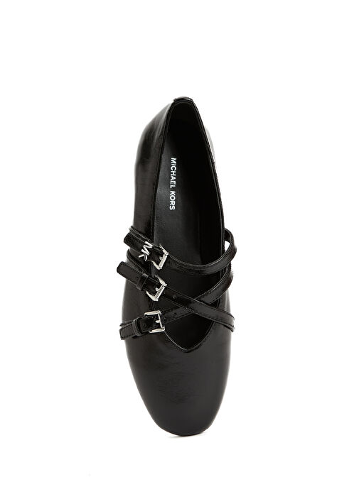 Indy Siyah Deri Babet - Görsel 6