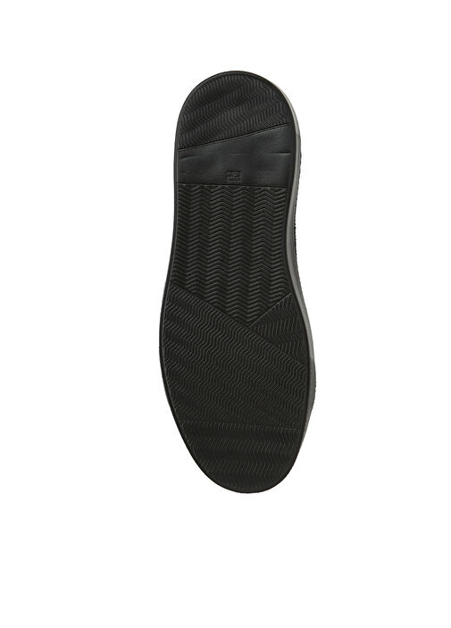 Siyah Erkek Deri Sneaker - Görsel 6