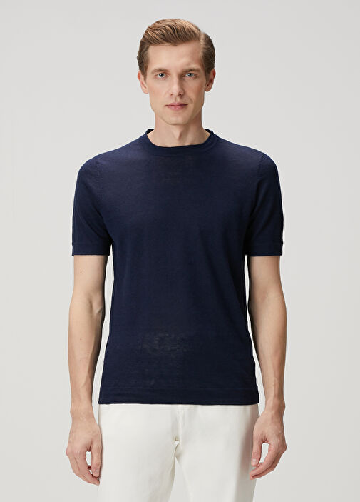 Brunello Cucinelli Short-Sleeved Crew Neck Sweater With