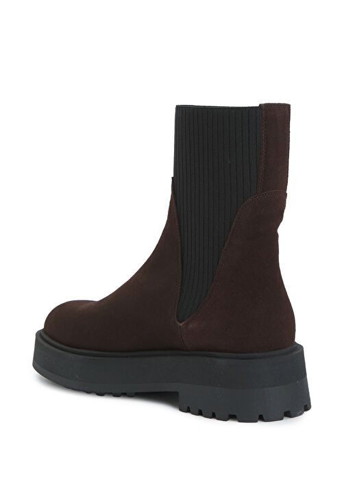 Aurora Koyu Kahverengi Kadın Deri Bot - Görsel 4