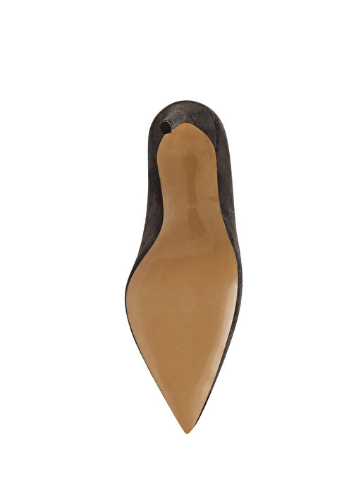 Gri Kadın Deri Çizme - Görsel 6