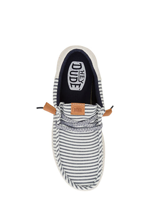 Wally Funk Nu Prep Mavi Çizgili Erkek Espadril - Görsel 4