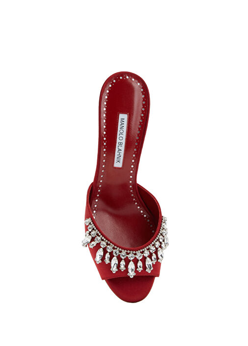Manolo Blahnik Manolo Blahnik Tulimu Kırmızı Kadın Terlik Sandalet & Terlik | Beymen Kırmızı - 5. görsel
