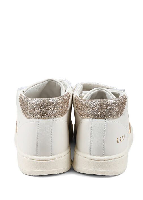 Beyaz Unisex Çocuk Deri Sneaker - Görsel 6