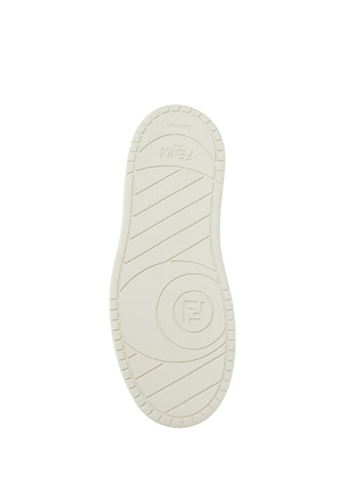 Beyaz Kadın Deri Sneaker - Görsel 6