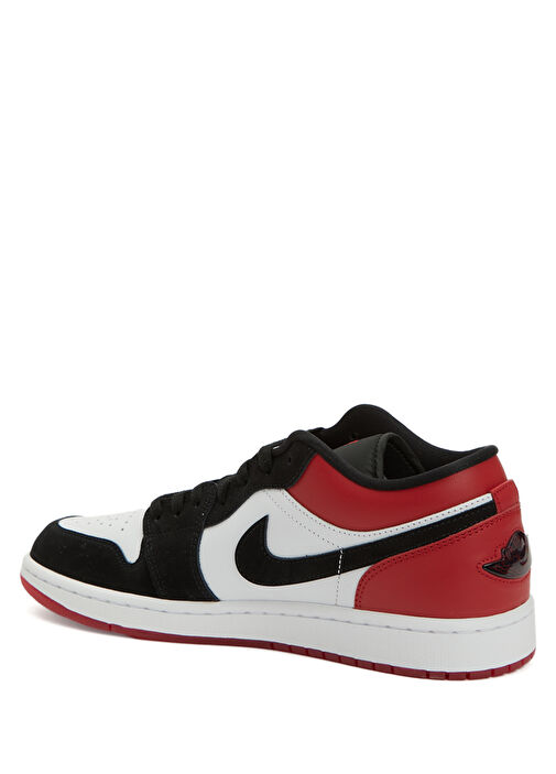 Air Jordan 1 Low Çok Renkli Erkek Deri Sneaker - Görsel 4