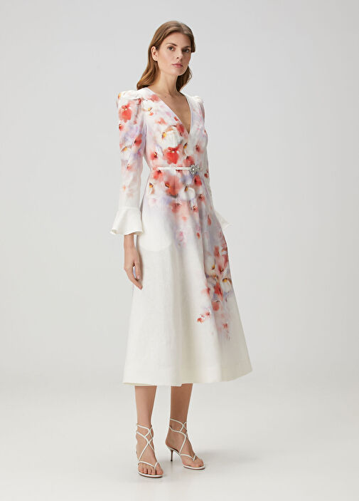 long white dress cotton White Cotton Dream Long Nightgown Classic White / M main image 1