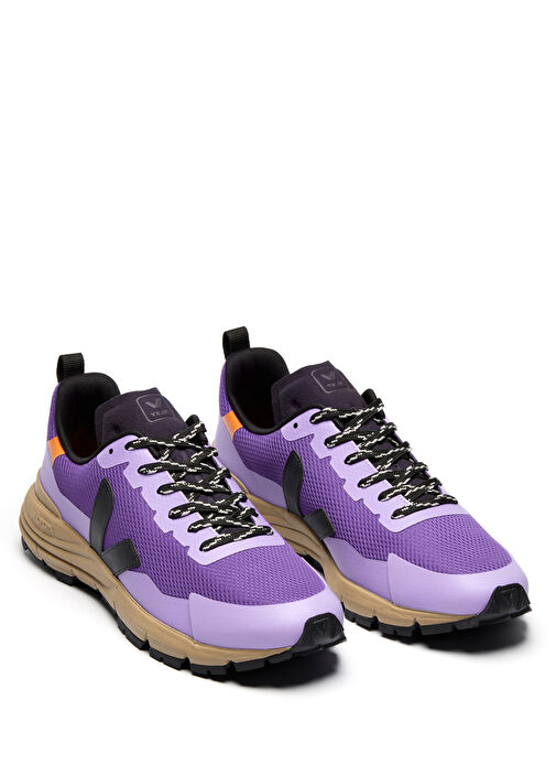 Dekkan Alveomesh Siyah Mor Kadın Sneaker - Görsel 3