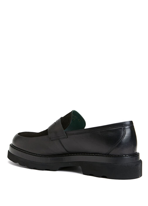 Siyah Erkek Deri Loafer - Görsel 4