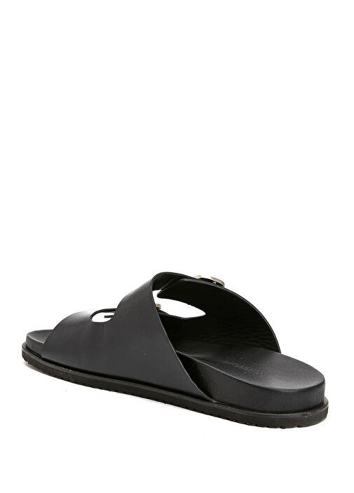 Siyah Erkek Deri Terlik - Görsel 4