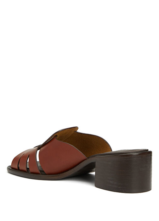 Ancora Taba Kadın Deri Sandalet - Görsel 4