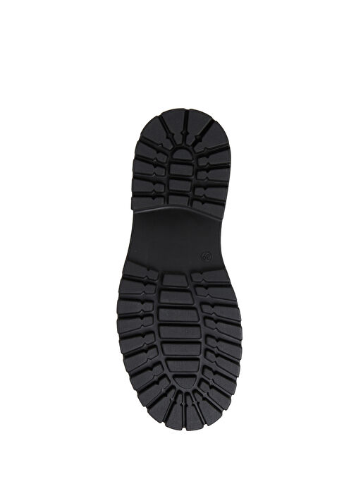 Siyah Kadın Deri Loafer - Görsel 6