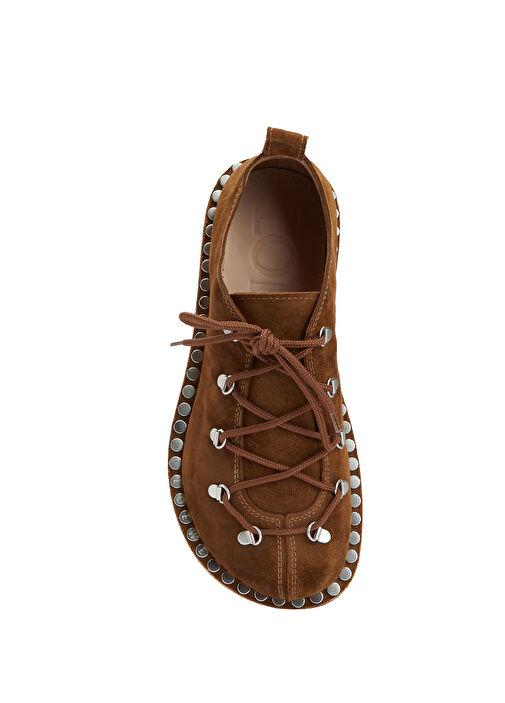 Rivet Kahverengi Erkek Süet Ayakkabı - Görsel 5