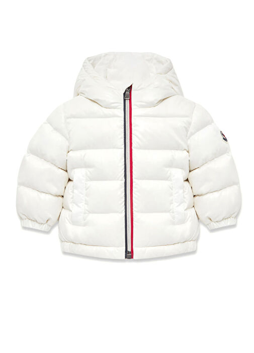 MONCLER ベビー ダウン 白 86cm 18/24 Moncler - Beyaz Kapitoneli Erkek Çocuk Puffer Mont - Beyaz