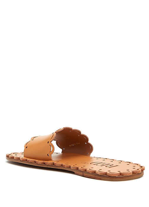 Camel Kadın Deri Terlik - Görsel 4