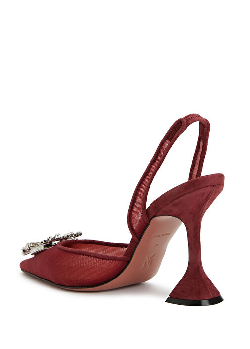 Begum Bordo Topuklu Ayakkabı - Görsel 4