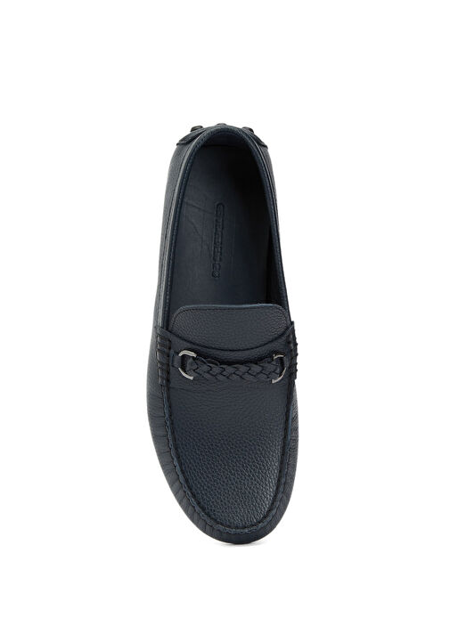 George Hogg Lacivert George Hogg Rahat Günlük Erkek Deri Loafer