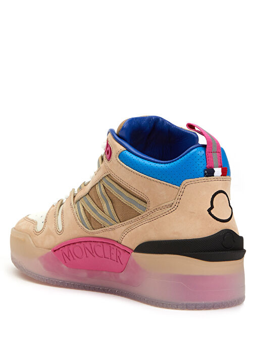 Colorblocked Kadın Deri Sneaker - Görsel 4
