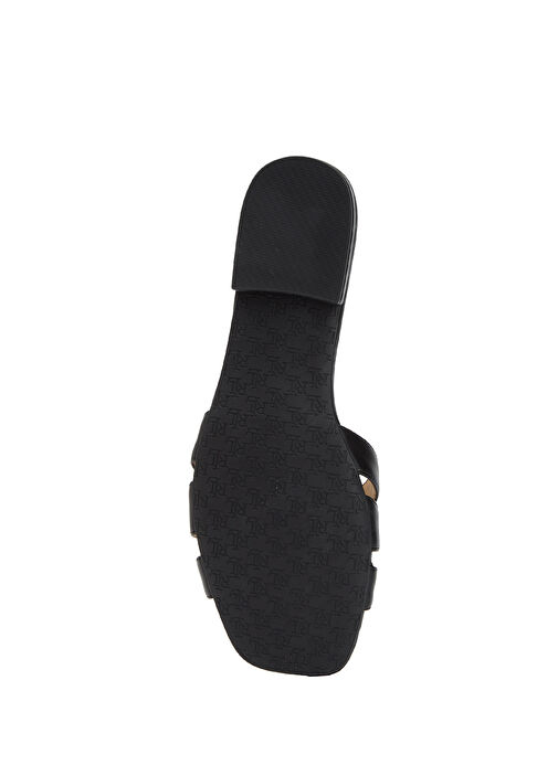 Blaike Siyah Kadın Deri Terlik - Görsel 6