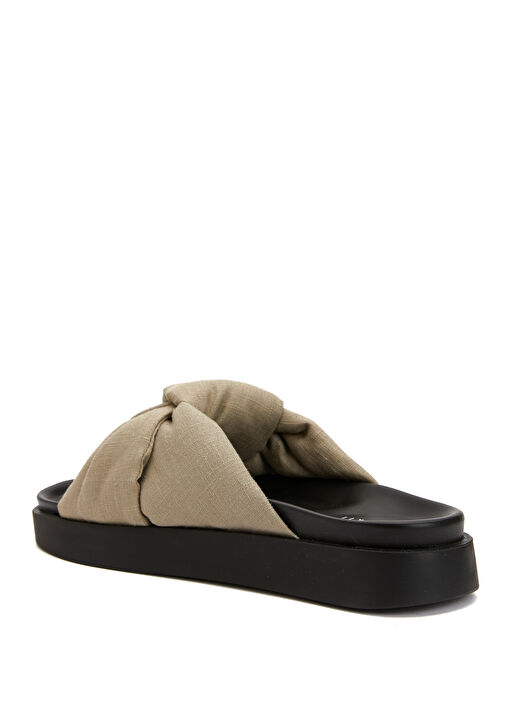 Vizon Kadın Keten Terlik - Görsel 4