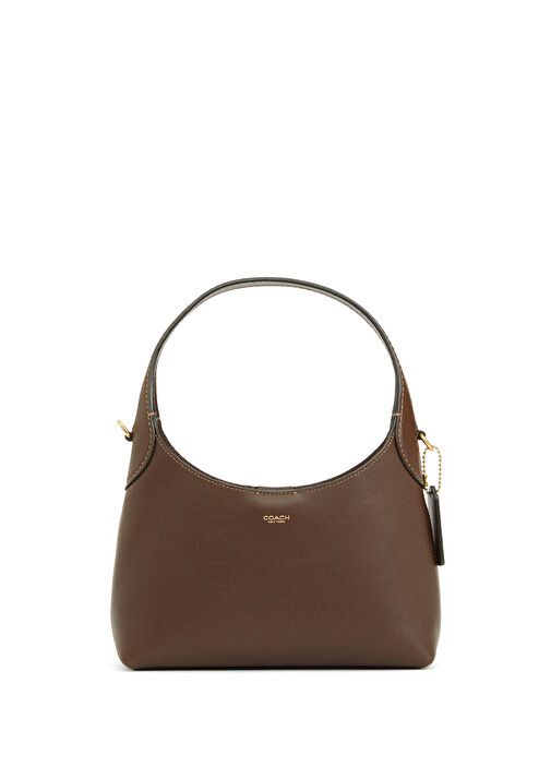 バッグ COACH Leather Hobo Bag Brown OneShoulder Coach - Brown Women's Leather Bag