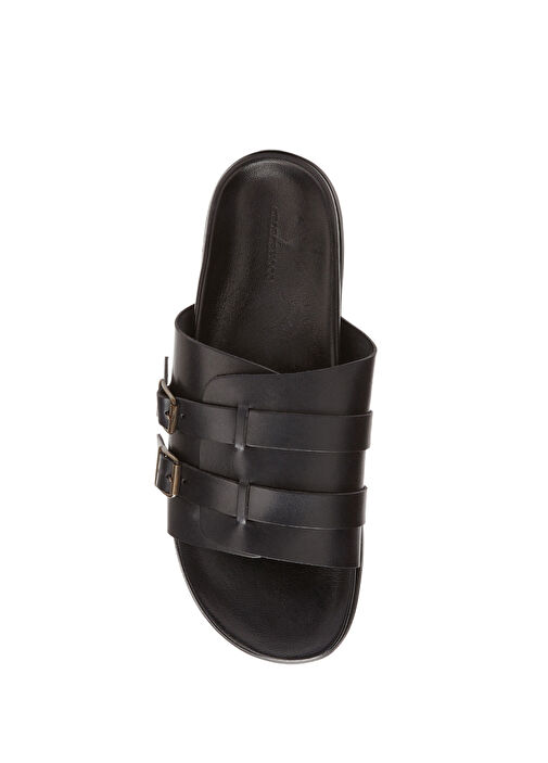 George Hogg Siyah George Hogg Rahat Erkek Deri Terlik