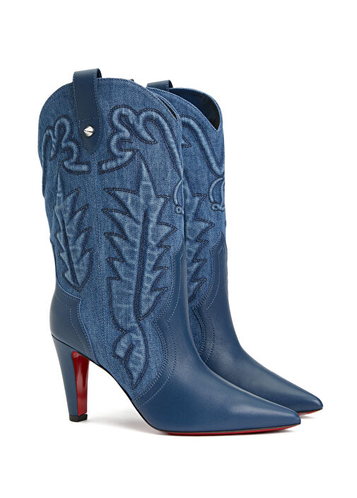 Santia Mavi Kadın Denim Bot - Görsel 3