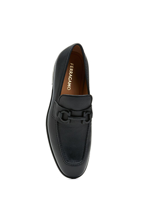 Siyah Erkek Deri Loafer - Görsel 5