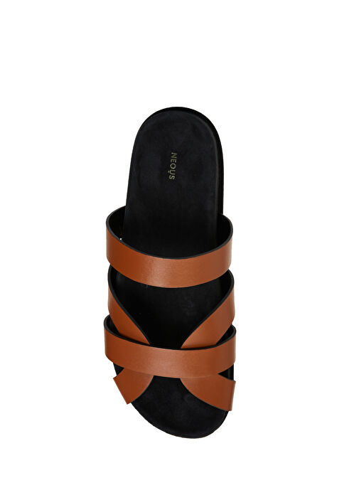 Taba Kadın Deri Terlik - Görsel 5