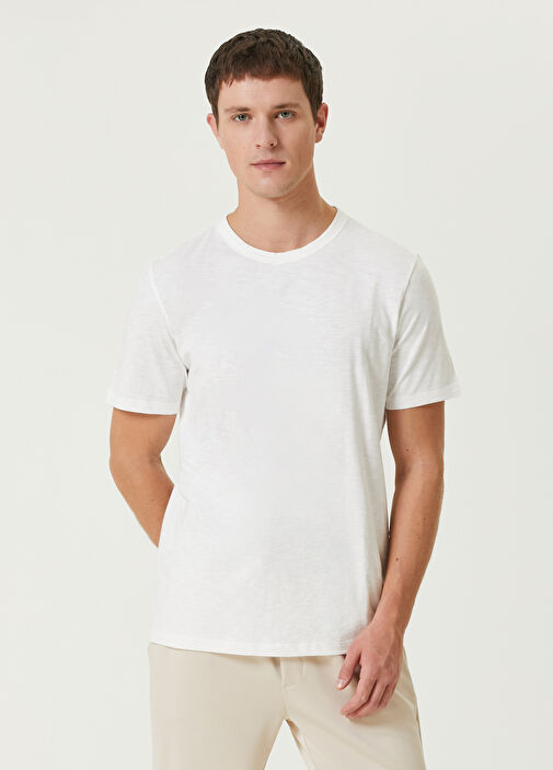 White Theory White Men Beyaz Basic T shirt 1473249 Beymen