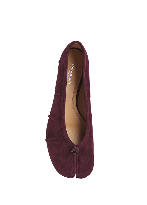 Tabi Bordo Süet Babet - Görsel 5