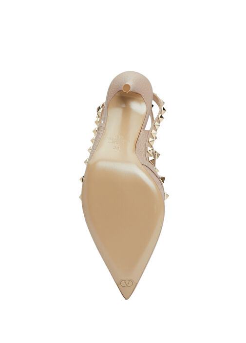 Rockstud Deri Topuklu Ayakkabı - Görsel 6