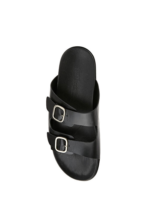 Siyah Erkek Deri Terlik - Görsel 5