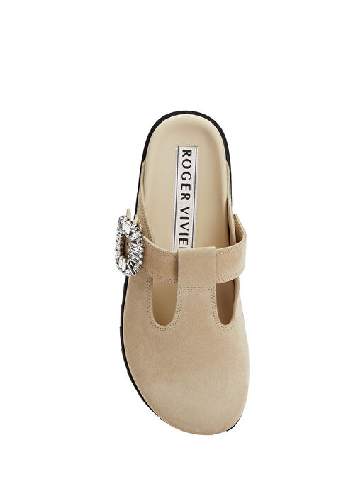 Roger Vivier Roger Vivier Kamel Bej Kadın Süet Terlik Beymen'de! Kamel - 4. görsel