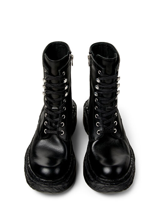 Vamonos Siyah Erkek Deri Bot - Görsel 4