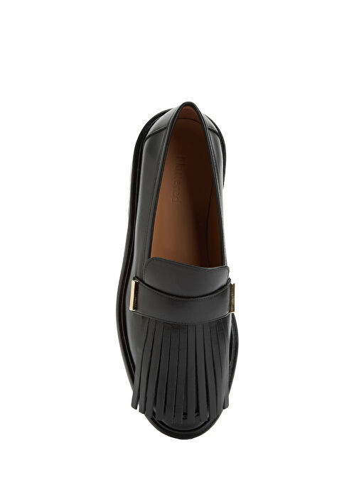 Carter Siyah Kadın Deri Loafer - Görsel 5