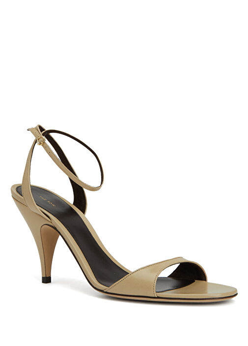 Viva Bej Kadın Deri Sandalet - Görsel 3