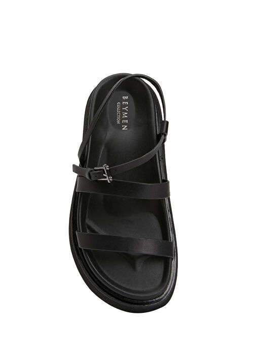 Beymen Collection Beymen Collection Siyah Kadın Deri Sandalet Beymen'de! Siyah - 5. görsel