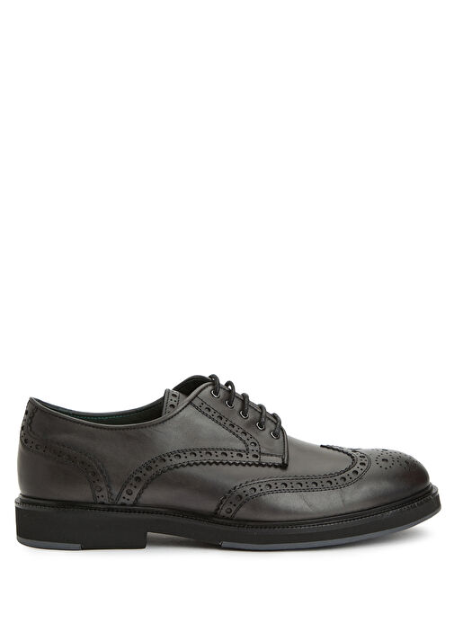 Antrasit Erkek Deri Ayakkabı - Görsel 2