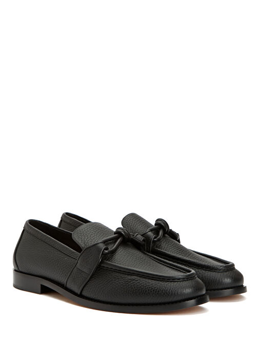 Siyah Erkek Deri Loafer - Görsel 3