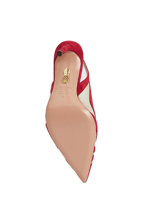 Lune Bordo Deri Stiletto - Görsel 6