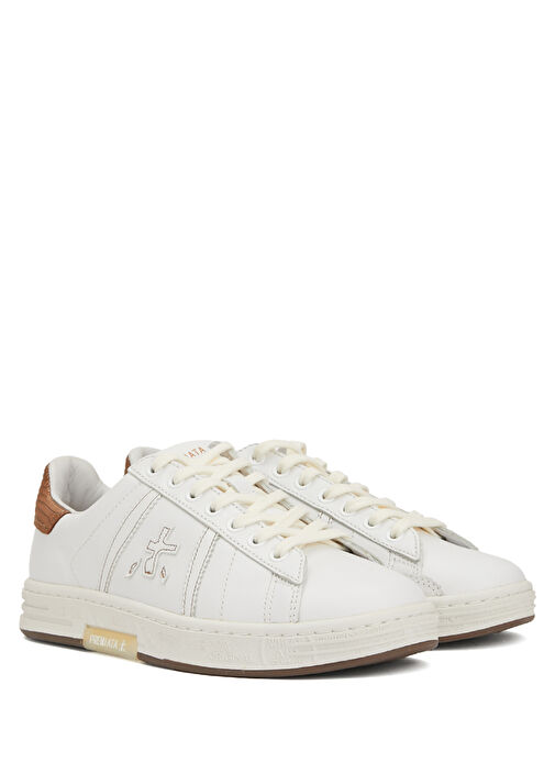 Russelld Beyaz Kadın Deri Sneaker - Görsel 3