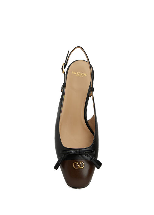 Siyah Kahve Deri Babet - Görsel 5