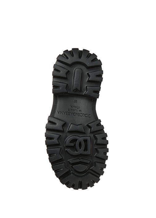 Siyah Erkek Çocuk Deri Bot - Görsel 5