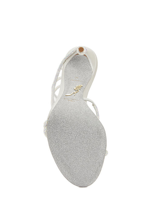 Margot Beyaz Topuklu Sandalet - Görsel 6