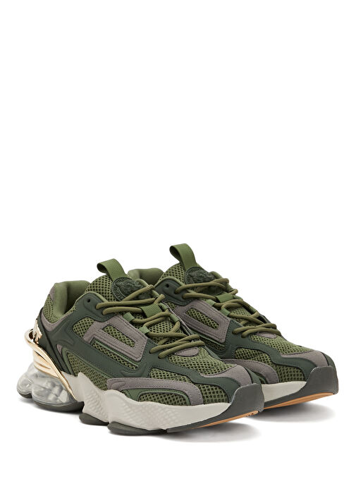 Haki File Dokulu Erkek Sneaker - Görsel 3